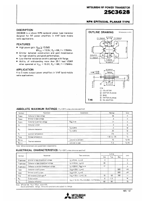 2SC3628 Datasheet PDF Mitsumi