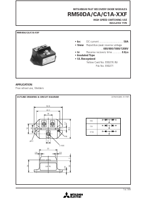 RM50C1A-12F Datasheet PDF Mitsumi