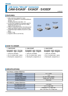IAM-C17 Datasheet PDF Mitsumi