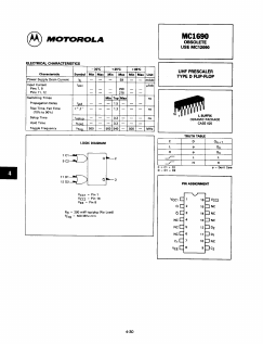 MC1690L Datasheet PDF Motorola => Freescale