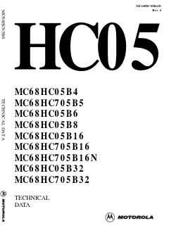 68HC05B Datasheet PDF Motorola => Freescale