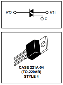 MAC218A Datasheet PDF Motorola => Freescale