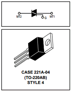 MAC224A6 Datasheet PDF Motorola => Freescale