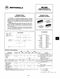 1699 Datasheet PDF Motorola => Freescale