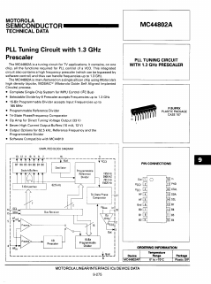 MC44802A Datasheet PDF Motorola => Freescale