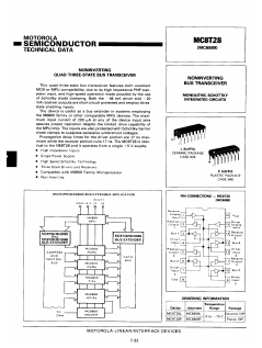 MC8T28P Datasheet PDF Motorola => Freescale