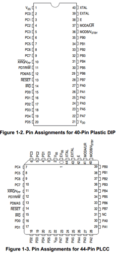 MC68HC711D3CFB3 Datasheet PDF Motorola => Freescale
