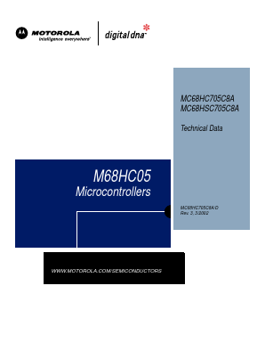 MC68HC705C8ACP Datasheet PDF Motorola => Freescale