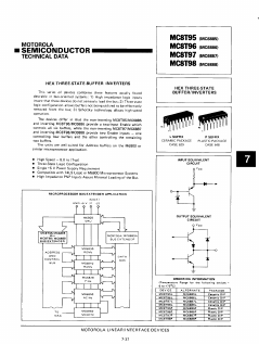 MC6885L Datasheet PDF Motorola => Freescale