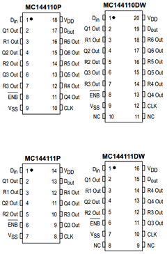 MC144110 Datasheet PDF Motorola => Freescale