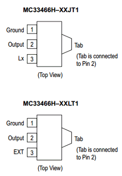 MC33466H-30JT1 Datasheet PDF Motorola => Freescale