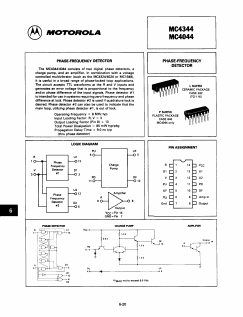 MC4344L Datasheet PDF Motorola => Freescale