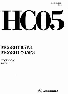 MC68HC05P3 Datasheet PDF Motorola => Freescale