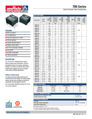 78601/4C Datasheet PDF Murata Power Solutions