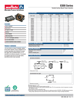 83122C Datasheet PDF Murata Power Solutions