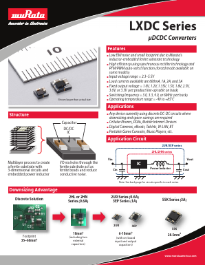 LXDC3EP12A-104 Datasheet PDF Murata Manufacturing