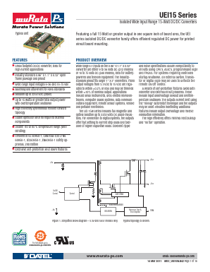 UEI15-033-Q12NML1-C Datasheet PDF Murata Manufacturing