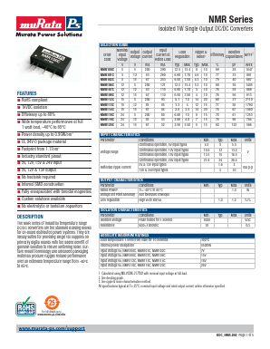 NMR113C Datasheet PDF Murata Manufacturing