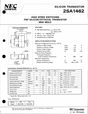 2SA1462-T2B Datasheet PDF NEC => Renesas Technology