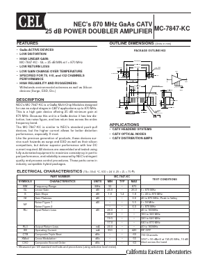 MC-7847-KC Datasheet PDF NEC => Renesas Technology
