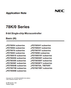 UPD780983CW-XXX Datasheet PDF NEC => Renesas Technology