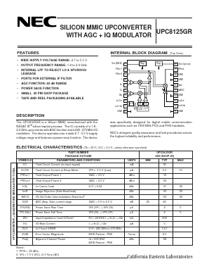 UPC8126GR Datasheet PDF NEC => Renesas Technology