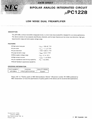 UPC1228HA(MS) Datasheet PDF NEC => Renesas Technology