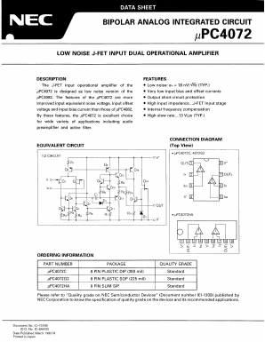 UPC4072HA Datasheet PDF NEC => Renesas Technology