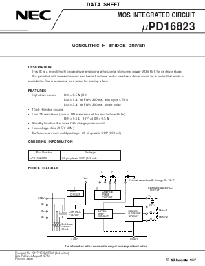 UPD16823GS Datasheet PDF NEC => Renesas Technology