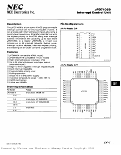 UPD71059C Datasheet PDF NEC => Renesas Technology