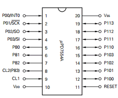 UPD7554AG(A)-XXX Datasheet PDF NEC => Renesas Technology