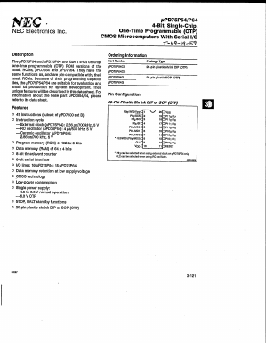 UPD75P54G Datasheet PDF NEC => Renesas Technology