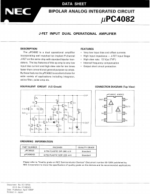 UPC4570G2(5)-E1 Datasheet PDF NEC => Renesas Technology