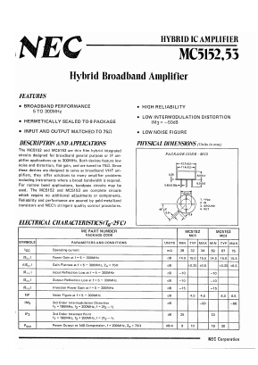 MC5152 Datasheet PDF NEC => Renesas Technology