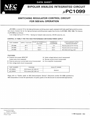 UPC1099CX Datasheet PDF NEC => Renesas Technology