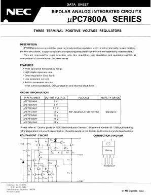 UPC7815AHF Datasheet PDF NEC => Renesas Technology