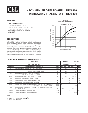 NE46134 Datasheet PDF NEC => Renesas Technology