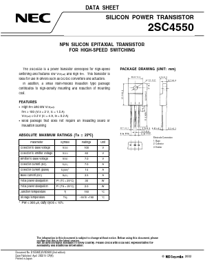 C4550L Datasheet PDF NEC => Renesas Technology