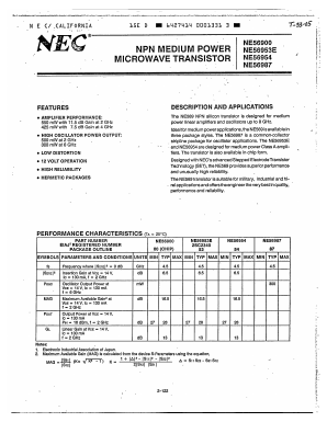 NE56953E Datasheet PDF NEC => Renesas Technology