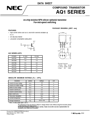 AQ1F3P Datasheet PDF NEC => Renesas Technology