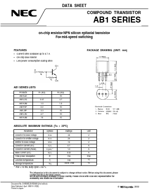 AB1 Datasheet PDF NEC => Renesas Technology