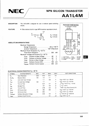AA1L4M Datasheet PDF NEC => Renesas Technology