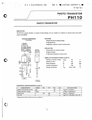 PH110 Datasheet PDF NEC => Renesas Technology