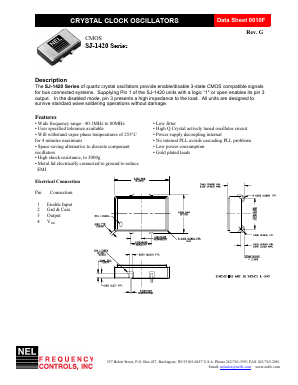 SJ-A1421-FREQ Datasheet PDF NEL Frequency Controls
