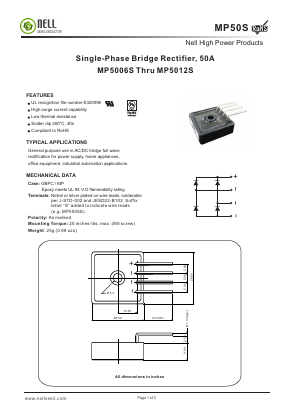 MP5006S Datasheet PDF Nell Semiconductor Co., Ltd