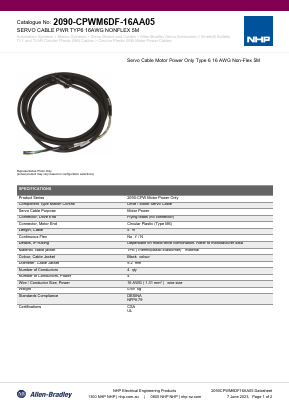 2090-CPWM6DF-16AA05 Datasheet PDF NHP Electrical Engineering Products