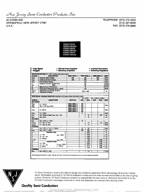 GSRU15035 Datasheet PDF New Jersey Semiconductor
