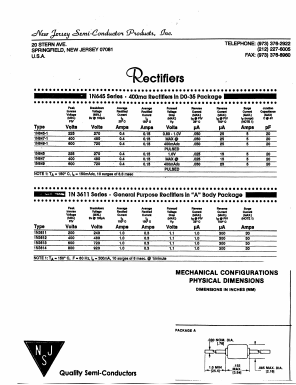 1N649 Datasheet PDF New Jersey Semiconductor