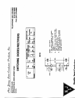 1N4824 Datasheet PDF New Jersey Semiconductor