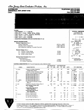 2N4251 Datasheet PDF New Jersey Semiconductor
